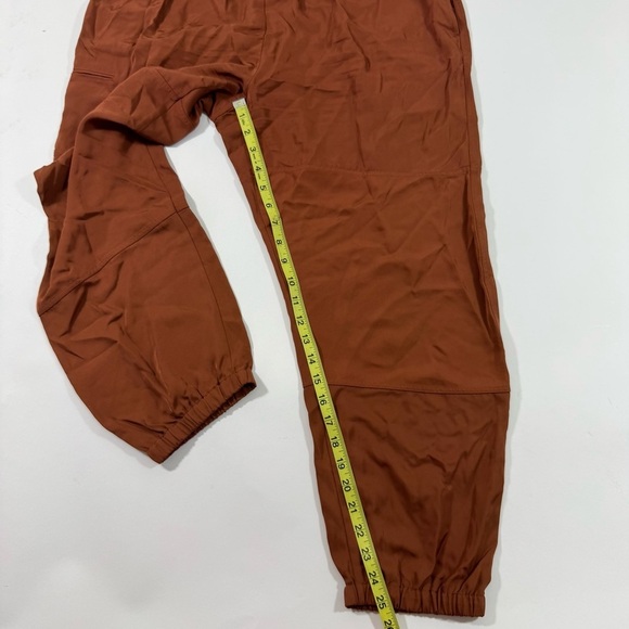 Theory Slim Cargo Flat Twill Jogger Pants Walnut Brown - Picture 5 of 7